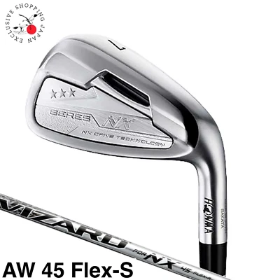 HONMA Beres NX 3 Star 3S Wedge AW VIZARD FOR NX 45 Graphite Shaft Flex S MTO - Image 1 of 4