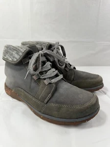 Chaco Barbary CastleRock Gray Suede Chukka Hiking Boots Women's Size 8 - Picture 1 of 15