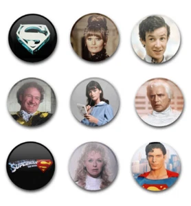 25mm 1" DC UNIVERSE SUPERMAN LA PELÍCULA BOTÓN INSIGNIAS X9 - Imagen 1 de 1