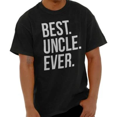 Genial Best Uncle Ever Family Reunion Love Hombres Informal Cuello Redondo Camisetas Camisetas Foto 1 de 3