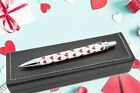 Gifts for Her - Loving Red Hearts Ballpoint Button Click Pen