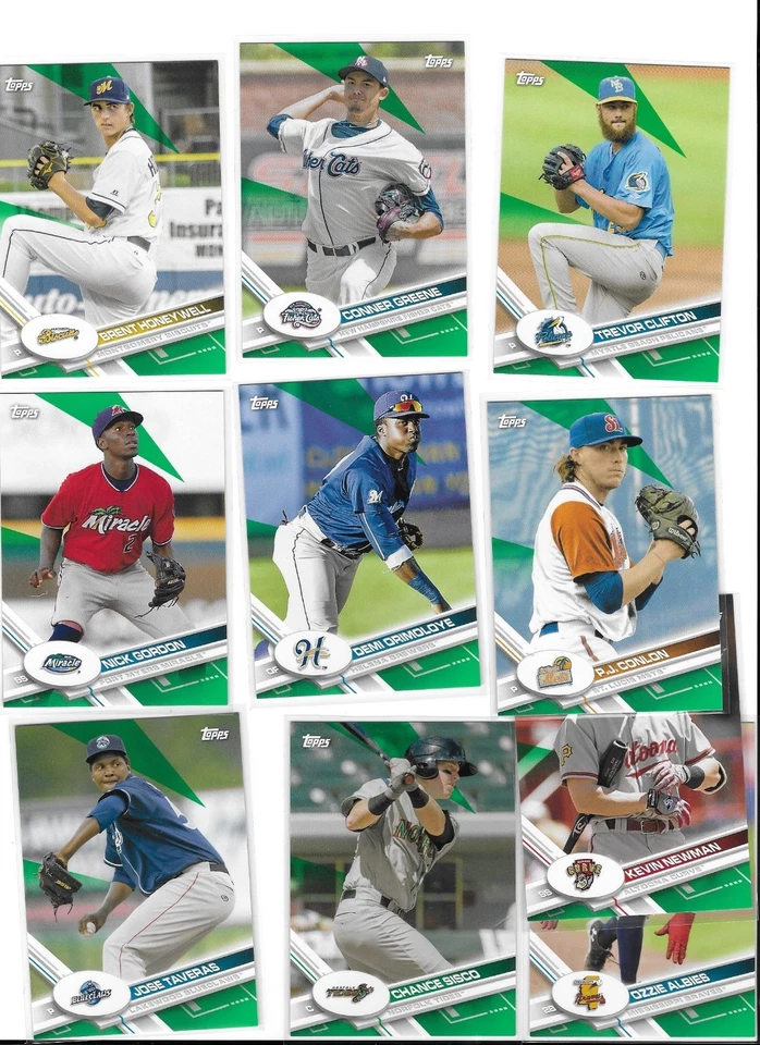 2017 TOPPS PRO DEBUT GREEN /99 YOU PICK YOUR LOT FINISH SET U PICK RC - Image 1 of 2