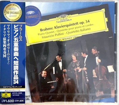 JAPAN CD ALBUM BRAHMS KLAVIERQUINTETT OP. 34 QUINTET POUR PIANO ET CORDES NEUF - Photo 1/2