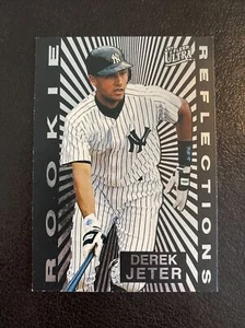 1997 Fleer Ultra Rookie Reflections Derek Jeter Yankees Baseball Card 5 Of 10 - Picture 1 of 2