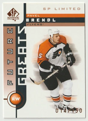 2001-02 SP Authentic Future Greats SP Limited #124 Pavel Brendl Flyers 014/150 - Image 1 of 4