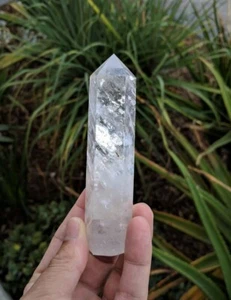 Clear Quartz point Polished Crystal /Mineral 120mm - Picture 1 of 5