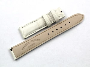 Franck Muller Cinturino Pelle Alligatore Bianco 16/14mm Accessori Orologi Lady - Imagen 1 de 5