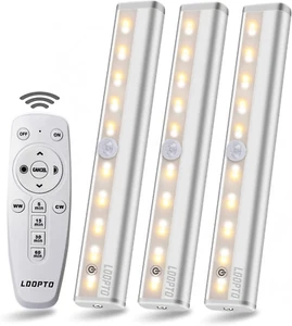 Battery Operated Lights Wireless under Cabinet LED Closet Lighting Under-Counter - Picture 1 of 9