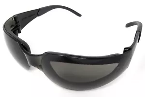 Category 3 Tinted UV400 Motorcycle Padded Sunglasses/Shatterproof Biker Glasses - Picture 1 of 7