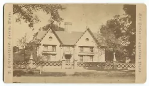1881 Pickering Mansion Salem, MA Cabinet Photograph - Picture 1 of 2