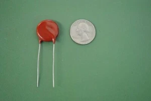 CERAMIC RADIAL CAPACITOR 1000pF .001uF 6000v 6kv MIL .001mfd Tested 2pcs - Picture 1 of 1