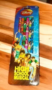 Disney Channel High School Musical 2 Set 6 Bleistifte 2007 - Bild 1 von 7