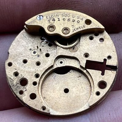 VTG Elgin Watch Co. 7 Jewels Movement 416690 - Image 1 of 4