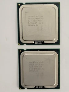 ✅Lot of 2 Intel Core 2 Duo E7500 SLGTE 2.93GHz/3M/1.066/06 Dual-Core CPU✅ - Picture 1 of 2