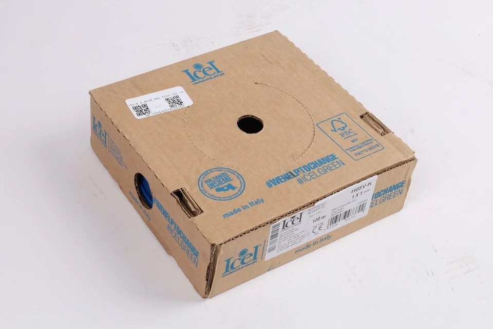 NEW ICEL  H05V-K D.BLUE RAL 5010 1X1 100M  [24 MONTHS WARRANTY] - Image 1 of 3