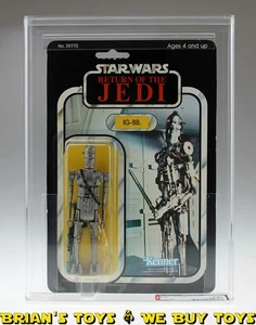 Vintage Kennner Star Wars Carded ROTJ 77 Back-A IG-88 Action Figure AFA 75+ - Picture 1 of 6