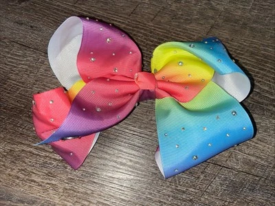 JoJo Siwa arco iris diamantes de imitación arco de pelo cumpleaños Pascua Navidad guc Foto 1 de 3