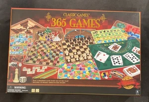 Classic Games 365 Spiele Set - Brettspiele, Karten, Würfel, Open Box NEU - Bild 1 von 2