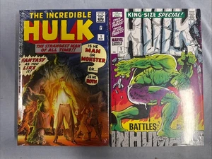 Marvel Comics INCREDIBLE HULK OMNIBUS Vol #1 & 2 HC Global Shipping - Picture 1 of 11