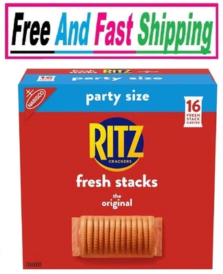 RITZ Fresh Stacks Galletas Originales Pilas Frescas, Tamaño Fiesta (16 Pilas) Foto 1 de 4