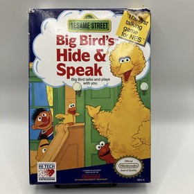 Sesame Street: Big Bird's Hide & Speak Nintendo NES Complete