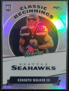 2022 Panini Classics - Classic Beginnings Kenneth Walker III #CB-7 Silver (RC) - Picture 1 of 2