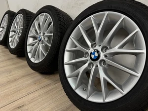 Ruote invernali originali BMW Serie 1 F20 F21 Serie 2 F22 F23 380 17 pollici DOT19 7 mm PERFETTE - Foto 1 di 5