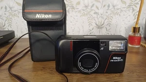 Vintage Nikon TW Zoom 35-70 analoge Kompaktkamera 35 mm schwarz mit Tasche - Bild 1 von 8