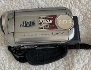 JVC Everio GZ-MG21U 20GB Hard Disk Drive Camcorder + AC adapter TESTED WORKING - Picture 1 of 11