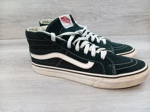 Vans Of The Wall Sneakers Womens Size 9 Black Green LaceUp Shoes - Picture 1 of 10