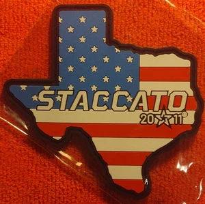 Parche moral táctico para pistolas STACCATO 2011 pvc H&L nuevo en paquete Texas - Imagen 1 de 6