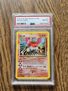 2001 Pokemon Ho-Oh Holo Neo Revelation 7 7/64 PSA 8 - Picture 1 of 2
