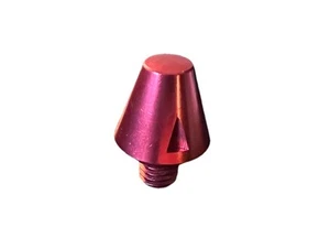 Single Replacement Red Adidas SG Soccer Conical Metal Stud/Cleat Soft Ground 11m - Picture 1 of 3