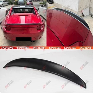 Unpainted ABS Rear Trunk Lip Spoiler Wing Kits For Mazda MX-5 Miata 2016-2025 - Picture 1 of 17