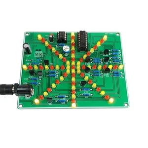 DIY Electronic Learning Kit with Red Yellow LEDs NE555 CD4017 Components Set - Picture 1 of 2