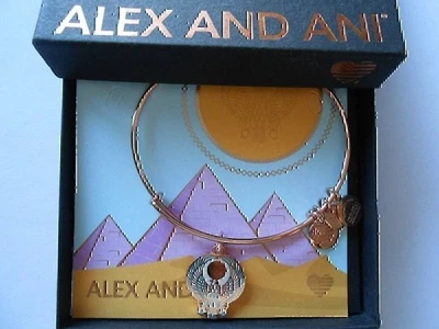 Alex And Ani Falcon Armreif Armband, Glänzend Rose Nwtbc - Bild 1 von 4