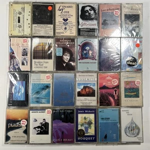 24 SEALED NEW AGE Cassette Tape Lot: Rare Meditation Astral Traveling - Picture 1 of 16