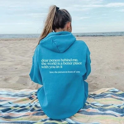 "You Are Enough" printed hoodie mental health awareness, suicide prevention 2025