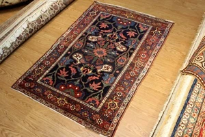 Late 19th Century Antique Bidjar Rug 5'X7' AUTHENTIC HANDMADE matches Heriz - Picture 1 of 9