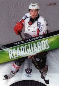 2011-12 Swedish Hockey Allsvenskan Rearguards #3 Mats Hansson