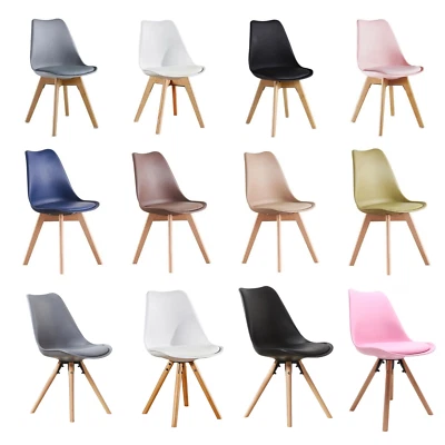 Moderno Sedie da Pranzo Lorenzo Sedile Imbottito Sophie Piramide & Tulipano - Immagine 1 di 4