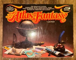THE ATLAS OF FANTASY J.B.POST 1979 FIRST PRINTING REVISED EDITION - Picture 1 of 5