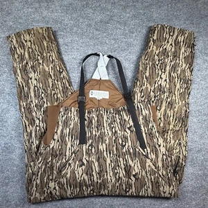 HERREN GEBRAUCHT VINTAGE COLUMBIA OMNI TECH MOSSY OAK CAMO JAGD LATZHOSE GRÖSSE LARGE - Bild 1 von 6