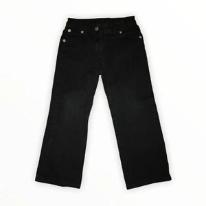 Janie and Jack Black Denim Jeans Girls 4T "Beautiful Bows" line - Picture 1 of 5