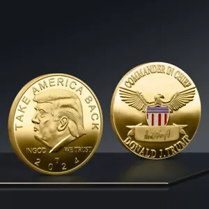 10 PCS 2024 USA 45th Donald Trump Coin President candidate Take America Back - Picture 1 of 9