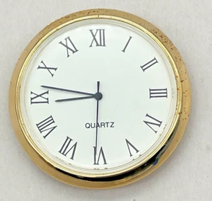 Nuevo de Lote Antiguo Reloj de Cuarzo Batería Inserto de Montaje Movimiento Romano Blanco 2" (CM59-9380) - Imagen 1 de 2