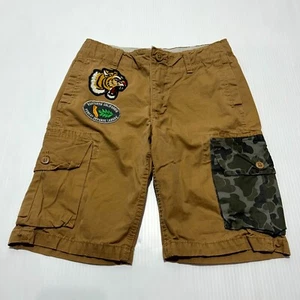 Pantalones Cortos Carga Gap Niños 12 Regular Marrón 100% Algodón Parche Trabajo 10" Entrepierna Senderismo - Imagen 1 de 10