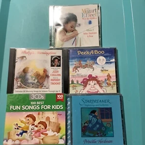 Baby/Toddler CD Lot (5). Lullabies - Fun Songs - Judy Collins - Picture 1 of 11