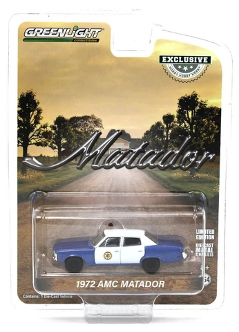 1:64 GreenLight THE DUKES OF HAZZARD *COLONIAL CITY POLICE* 1972 AMC MATADOR NIP Cover