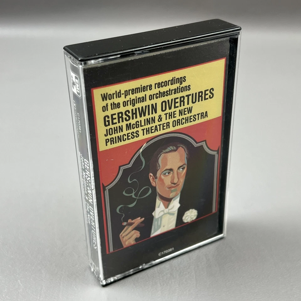 Gershwin Overtures Cassette Tape 1987 EMI Records VG+ John McGlinn & The New Pri - Image 1 of 4